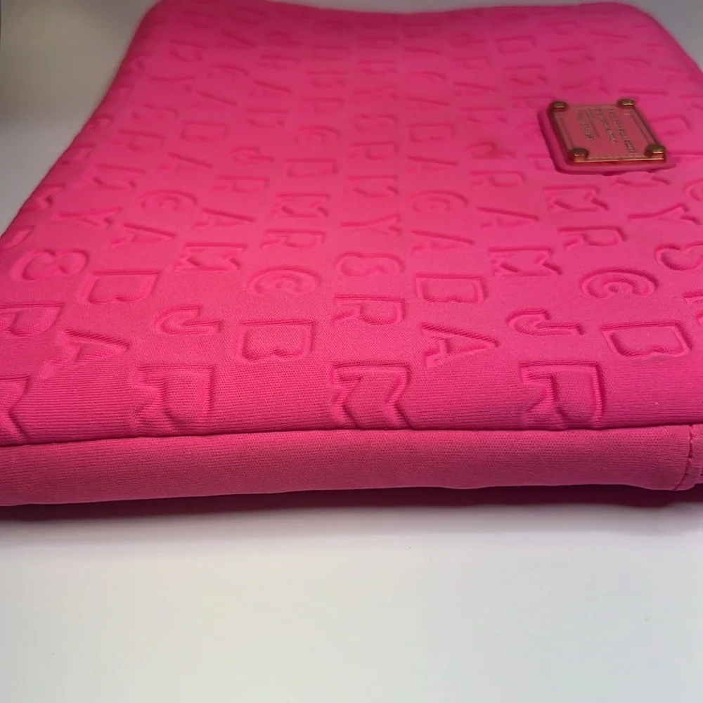 Marc by Marc Jacobs Pink Dreamy Logo Laptop Case